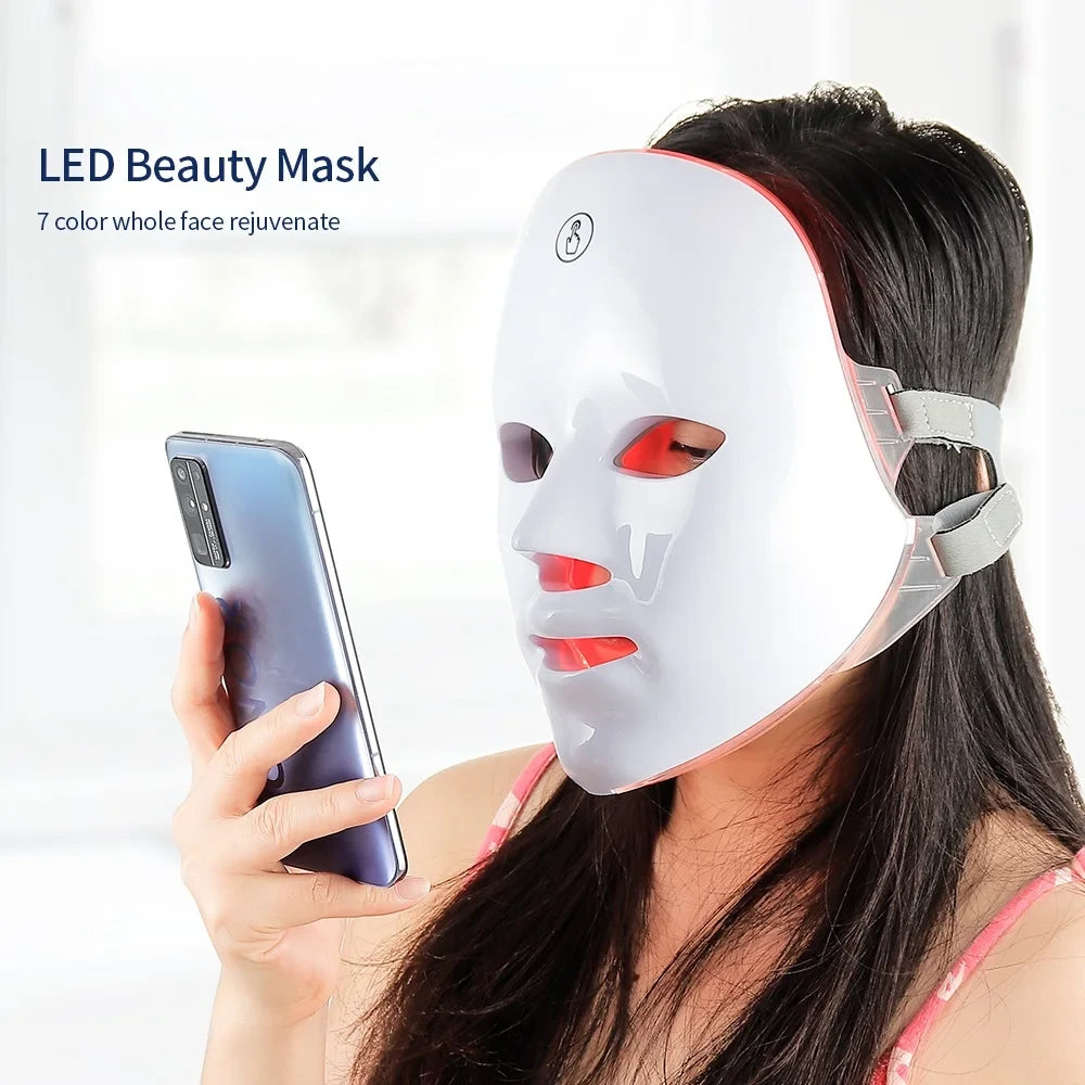 Wireless LED Photon Facial Mask